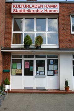 Eingang des Kulturladens